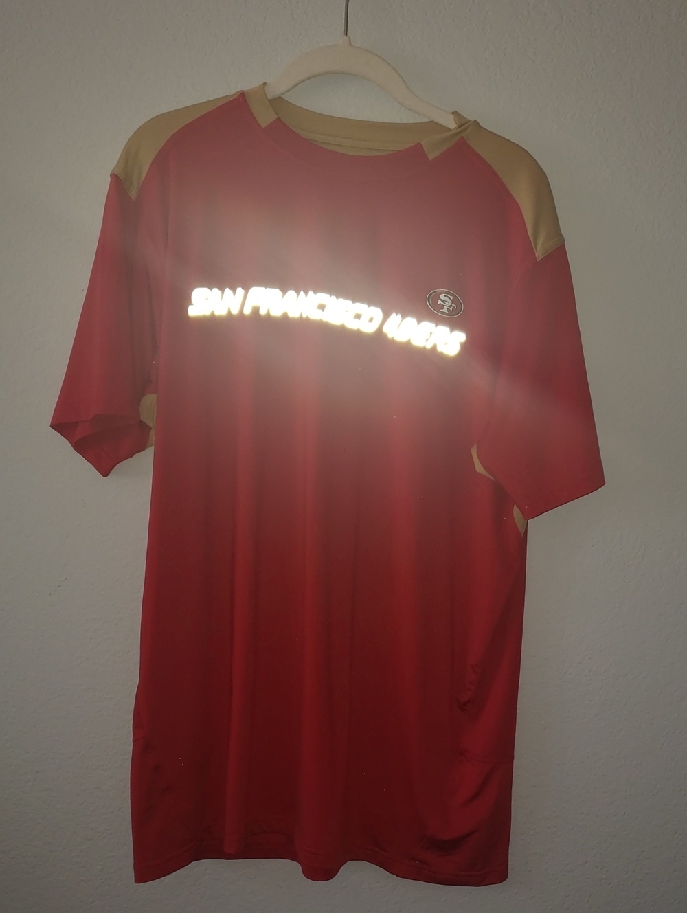San Francisco 49ers Red & Gold Short-Sleeve Jersey Tee - Picture 2 of 5